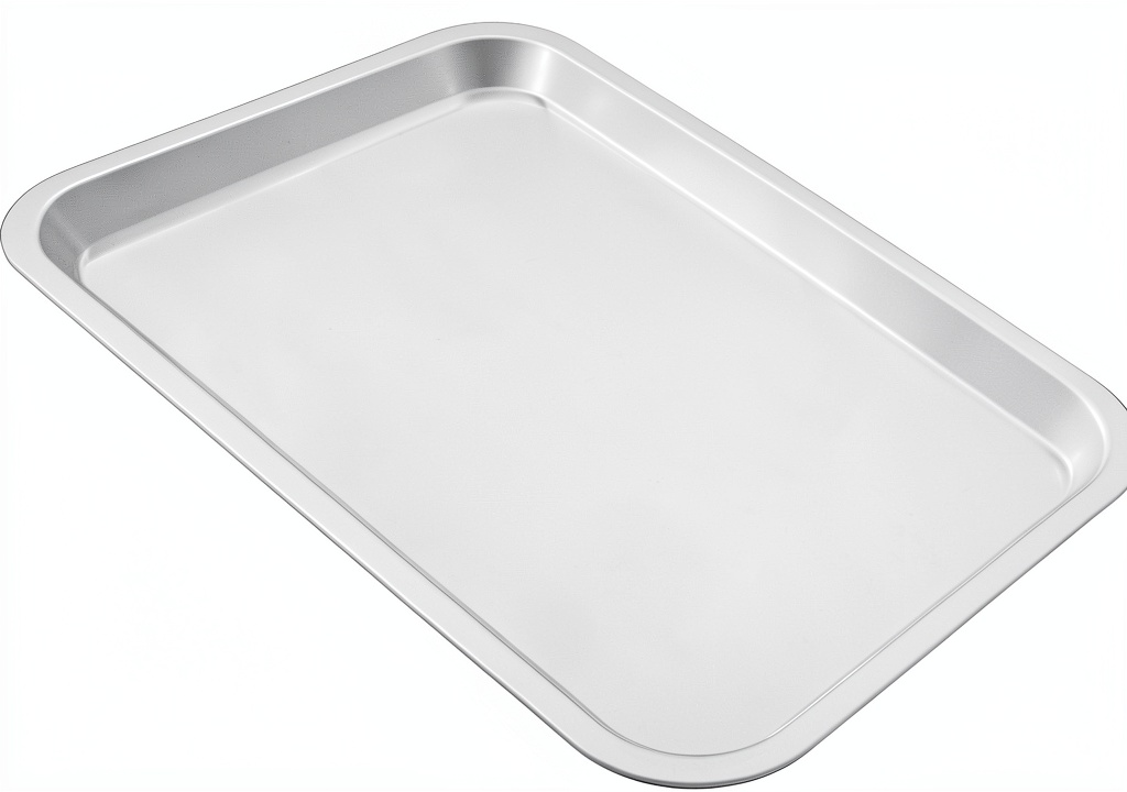 YBSVO Acrylic Bakery Display Tray Clear Modern Food Service installed on a bakery countertop with assorted pastries