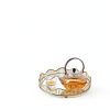 WXLTSGM Gold Tiered Tray Modern Iron Glass Display-6