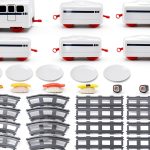 Csafyrt Sushi Train Toy ABS Material Motorized Conveyor Belt-0