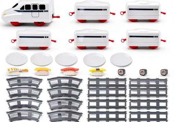 Csafyrt Sushi Train Toy ABS Material Motorized Conveyor Belt-0
