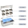 Stainless Steel Breakfast Tray Enkreefi Silver-4