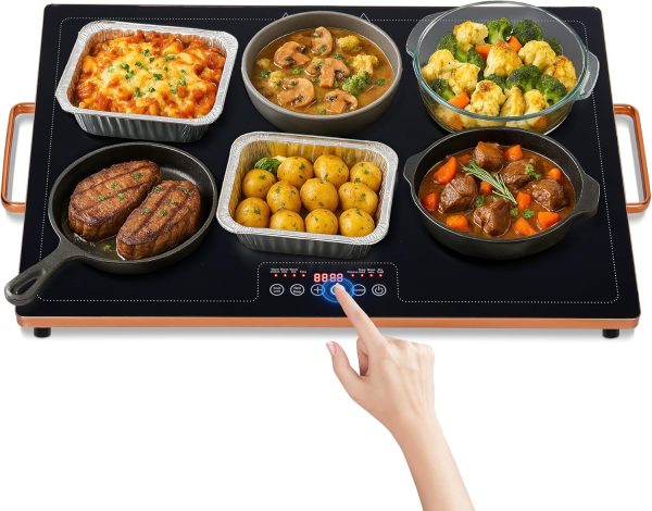 Warmounts Gold Porcelain Electric Warming Tray Food Service-0