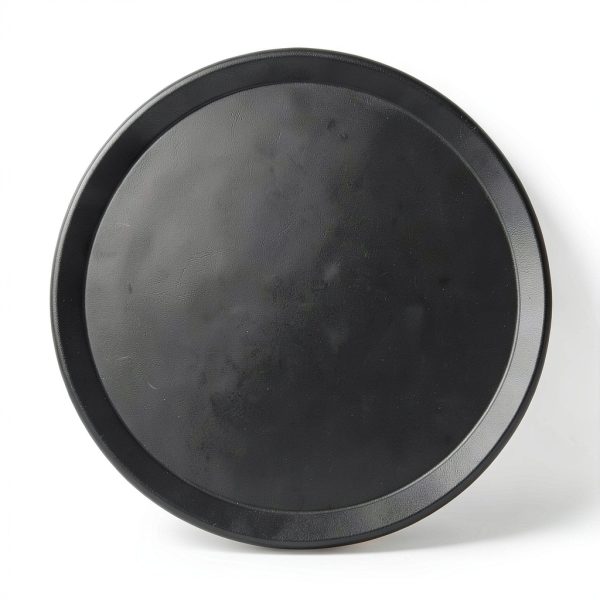 Cambro 11 Inch Round Service Tray Durable Fiberglass NonSkid-0