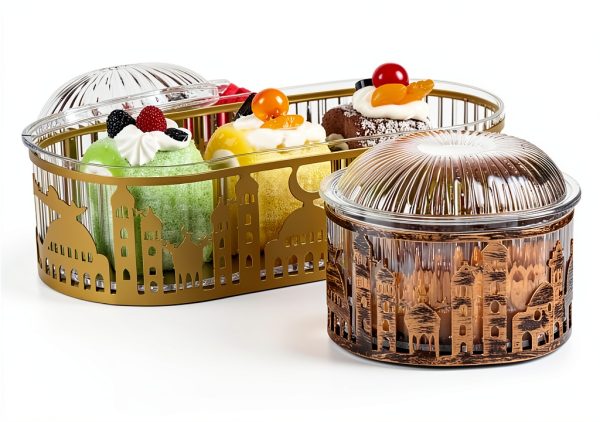 Saim Eid Dining Table Tray Acrylic Metal Middle Eastern-6