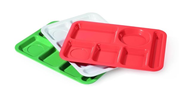 GET Green Food Service Display Trays Dishwasher Safe-4