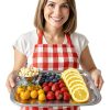Food Service Display Tray Durable Plastic Serving Tray-5