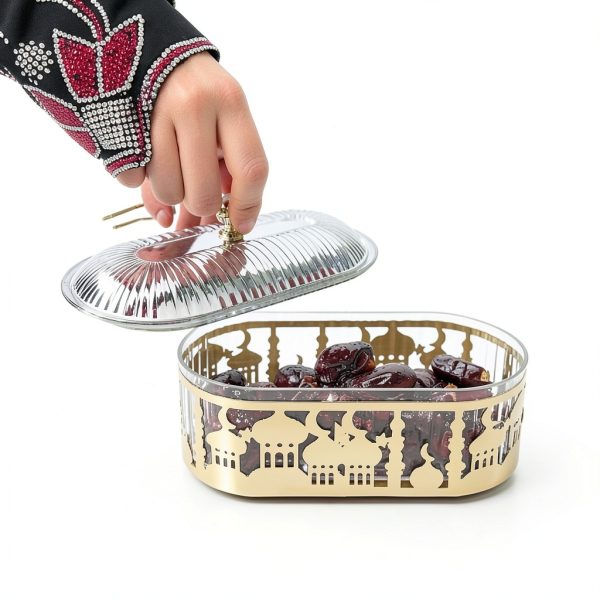 Saim Eid Dining Table Tray Acrylic Metal Middle Eastern-4