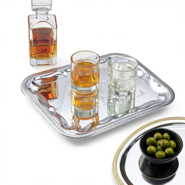 Food Service Display Tray Durable Plastic Serving Tray-6