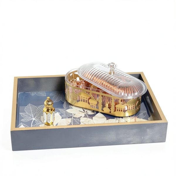 Saim Eid Dining Table Tray Acrylic Metal Middle Eastern-5