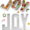 KAINSY White Food-Grade Cardboard JOY Letter Trays-0