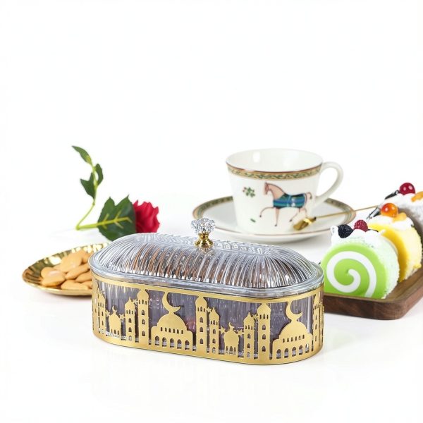 Saim Eid Dining Table Tray Acrylic Metal Middle Eastern-3