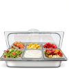 Stainless Steel Breakfast Tray Enkreefi Silver-3
