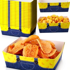 Paper Snack Tray Czlotyh Farmhouse Jeans-0