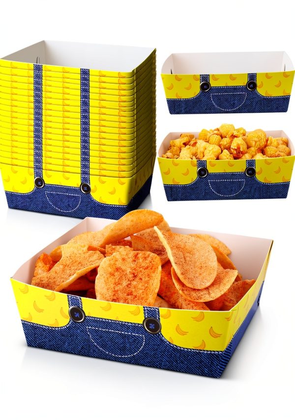 Paper Snack Tray Czlotyh Farmhouse Jeans-0