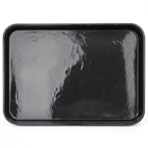 Cambro Fiberglass Display Tray Black Food Service 18x13-0