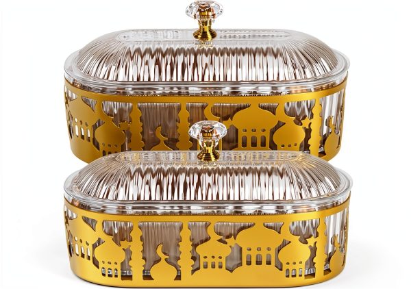 Saim Eid Dining Table Tray Acrylic Metal Middle Eastern-0