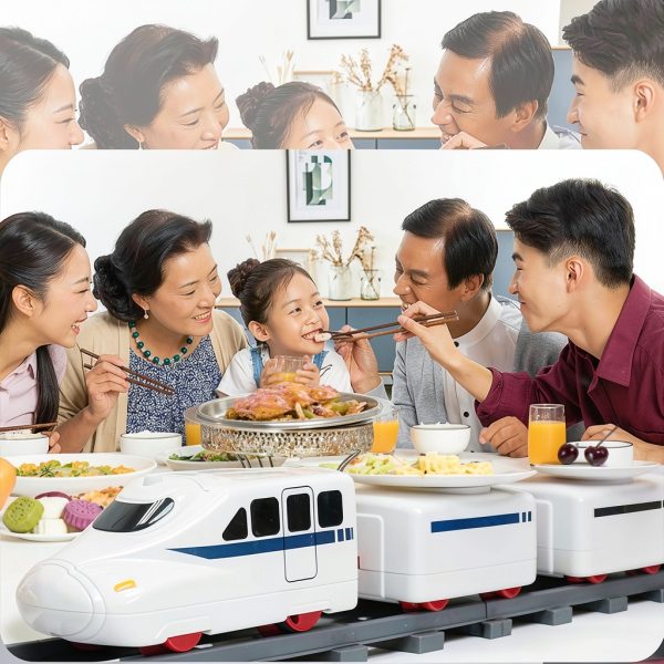 Csafyrt Sushi Train Toy ABS Material Motorized Conveyor Belt-3