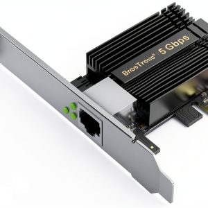 BrosTrend 5 Gbps PCIe Network Card for Gaming and Streaming-0