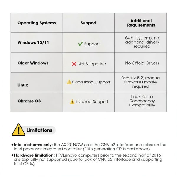 AX201NGW Wireless Card for Windows 10/11 by MQUPIN-4