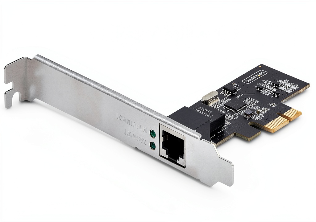 StarTech 2.5G Ethernet Card installed in a PC case