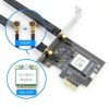 glotrends M.2 to PCIe WiFi Bluetooth Adapter-4