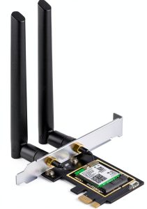 UFON WiFi 6E AX210 PCIe Card with Dual 5dBi Antennas and Bluetooth 5.3-0