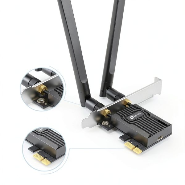 TP-Link Archer TX55E Wi‑Fi 6 Card with Dual Antennas & Bluetooth 5.2-6