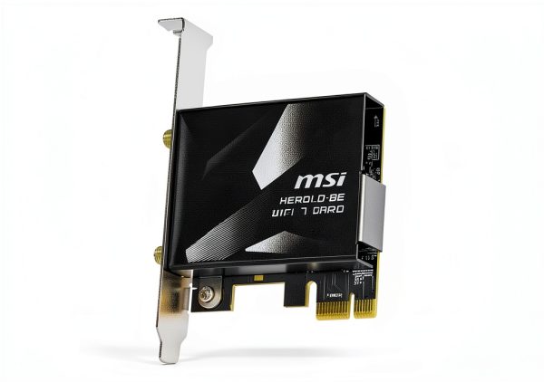 MSI NCM865 Wi‑Fi 7 Internal Networking Card 5.8 Gbps 320 MHz 4096‑QAM-3