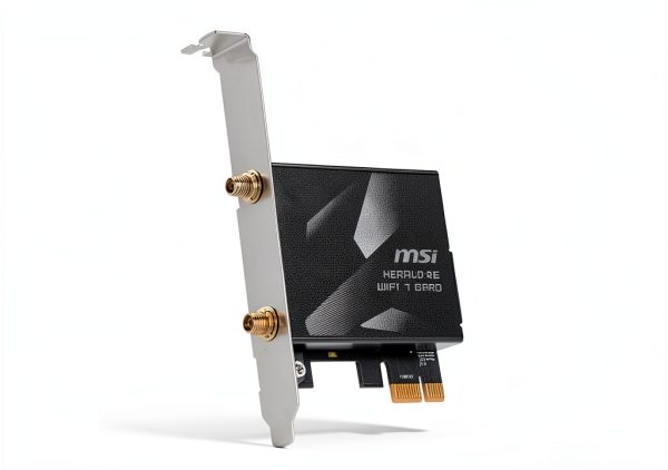 MSI NCM865 Wi‑Fi 7 Internal Networking Card 5.8 Gbps 320 MHz 4096‑QAM-2