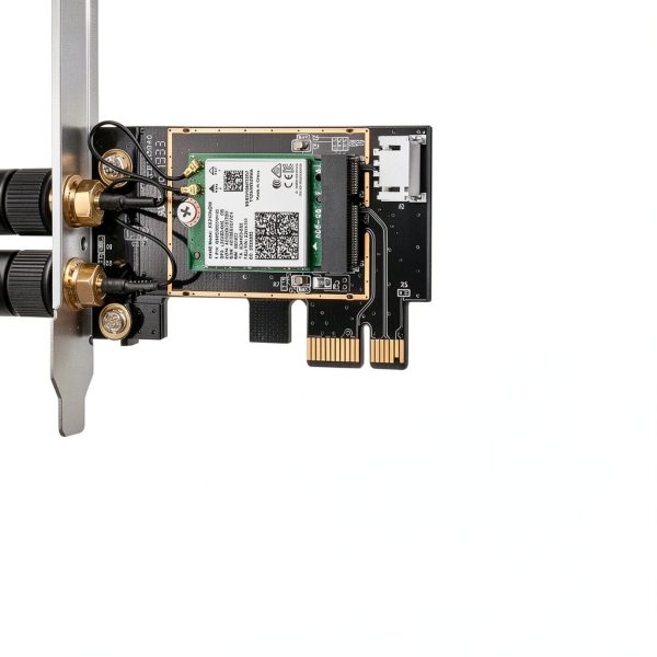 Cudy WE3000 WiFi 6 PCIe Card with Dual Antennas and Bluetooth 5.2-6
