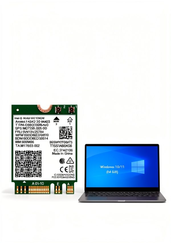Intel Wi‑Fi 6E AX210 Wireless Card with Bluetooth 5.3 – NICGIGA M.2-5