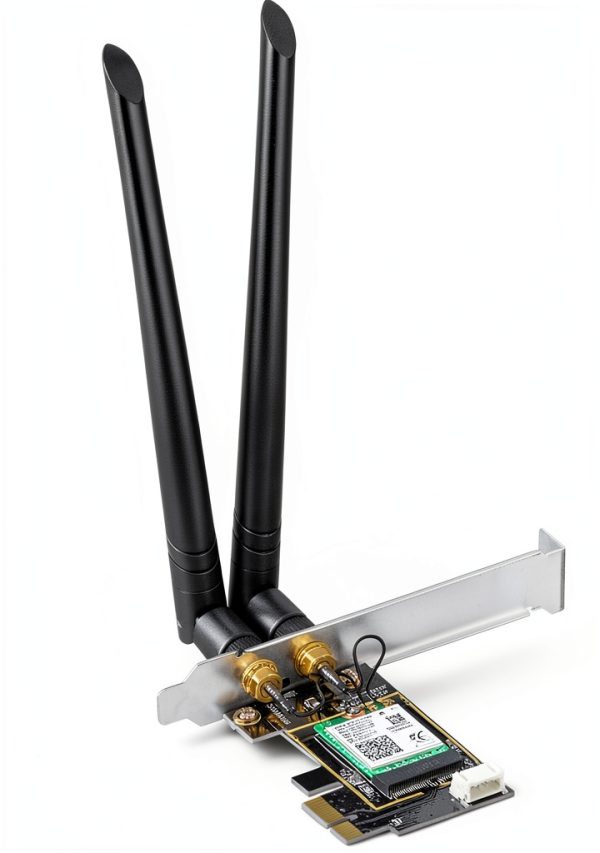 Cudy WE3000 WiFi 6 PCIe Card with Dual Antennas and Bluetooth 5.2-1