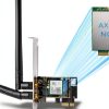 Cudy WE3000 WiFi 6 PCIe Card with Dual Antennas and Bluetooth 5.2-5
