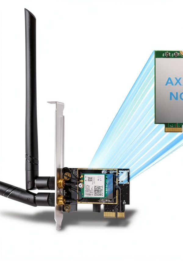 Cudy WE3000 WiFi 6 PCIe Card with Dual Antennas and Bluetooth 5.2-5