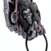 Iron Maiden Door Knocker Nemesis Now Resin Silver 21.5cm Hand‑Painted-3