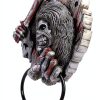 Iron Maiden Door Knocker Nemesis Now Resin Silver 21.5cm Hand‑Painted-1