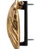 Michael Healy Scallop Door Knocker Brass Traditional Small Size-8