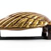 Michael Healy Scallop Door Knocker Brass Traditional Small Size-5
