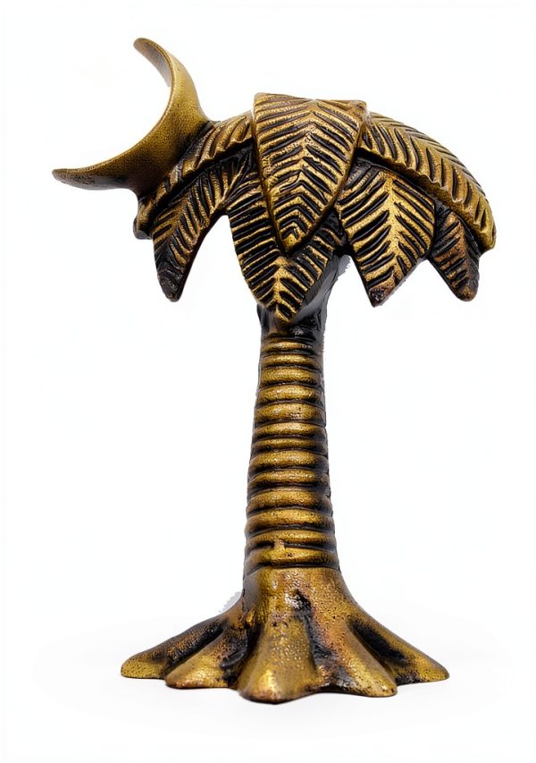 Antique Palm Tree Door Knocker by 5MOONSUN5 Bronze Handcrafted-2