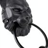 Ebros Faux Stone Door Knocker Mystical Cheshire Cat Gargoyle 7.25"-5