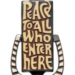 Peace to All Who Enter Here Door Knocker Terra Sancta Bronze-0