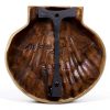 Michael Healy Scallop Door Knocker Brass Traditional Small Size-6