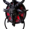 Nemesis Now Baphomet Door Knocker Black Resin 20.5cm Modern Style-1