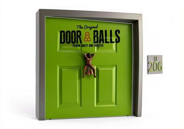 Funny Gag Gift Door Knocker - Awesome White Elephant Gift | Affordable Gift for Secret Santa, Christmas, Father's Day, Halloween and More from Doorballs Door Knockers.-5