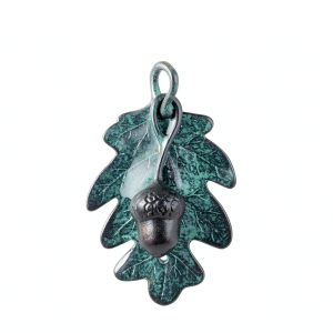 Acorn and Oak Leaf Doorknocker SPI Home Aluminum Verdigris Bronze 7" H-0