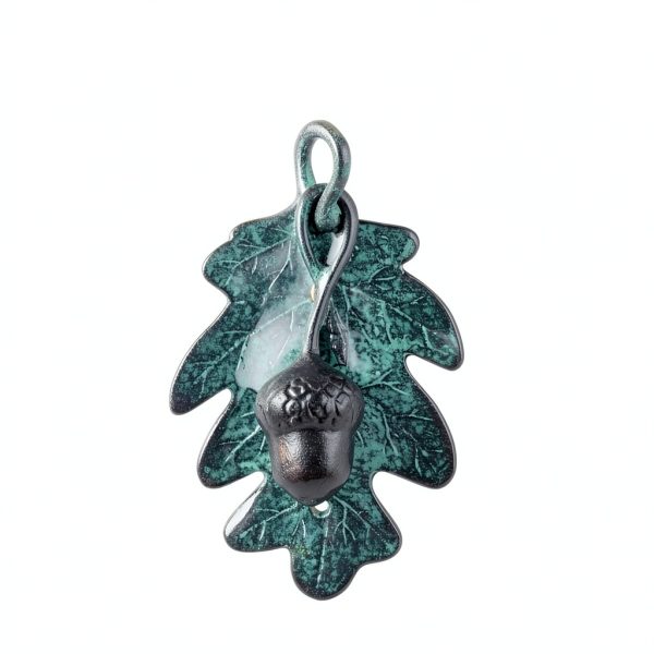 Acorn and Oak Leaf Doorknocker SPI Home Aluminum Verdigris Bronze 7" H-0