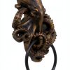Pacific Giftware Nautical Gothic Mythical Sea Monster Deep Ocean Creature Octopus Kraken Cthulhu Decorative Door Knocker Wall Mount Polyresin Figurine 8.5" H-2