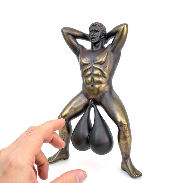 Funny Gag Gift Door Knocker - Awesome White Elephant Gift | Affordable Gift for Secret Santa, Christmas, Father's Day, Halloween and More from Doorballs Door Knockers.-1