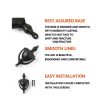 Door Knocker SANATO Black Duty Nickel Finish for Front Doors-2