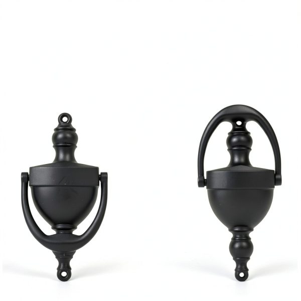 Door Knocker SANATO Black Duty Nickel Finish for Front Doors-3